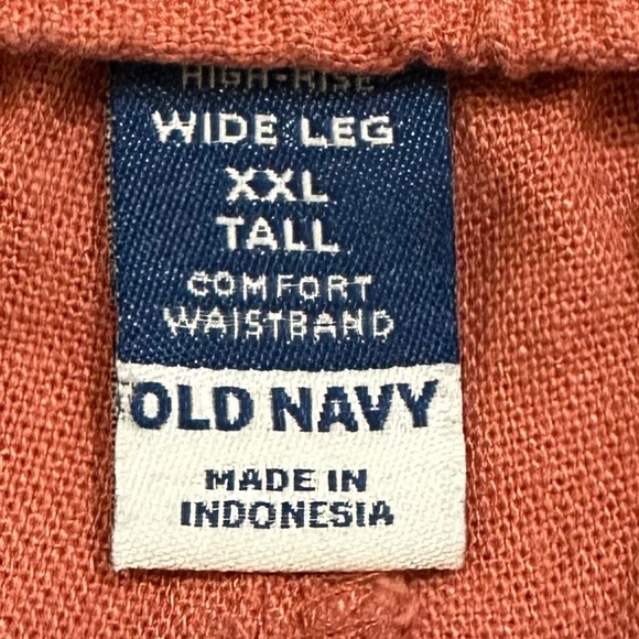 Old Navy High- Waisted Linen-Blend Wide-Leg Pants - Picture 6 of 6